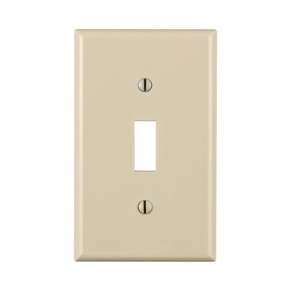 Leviton WALL PLATE ALMOND 1GANG 80701-00T